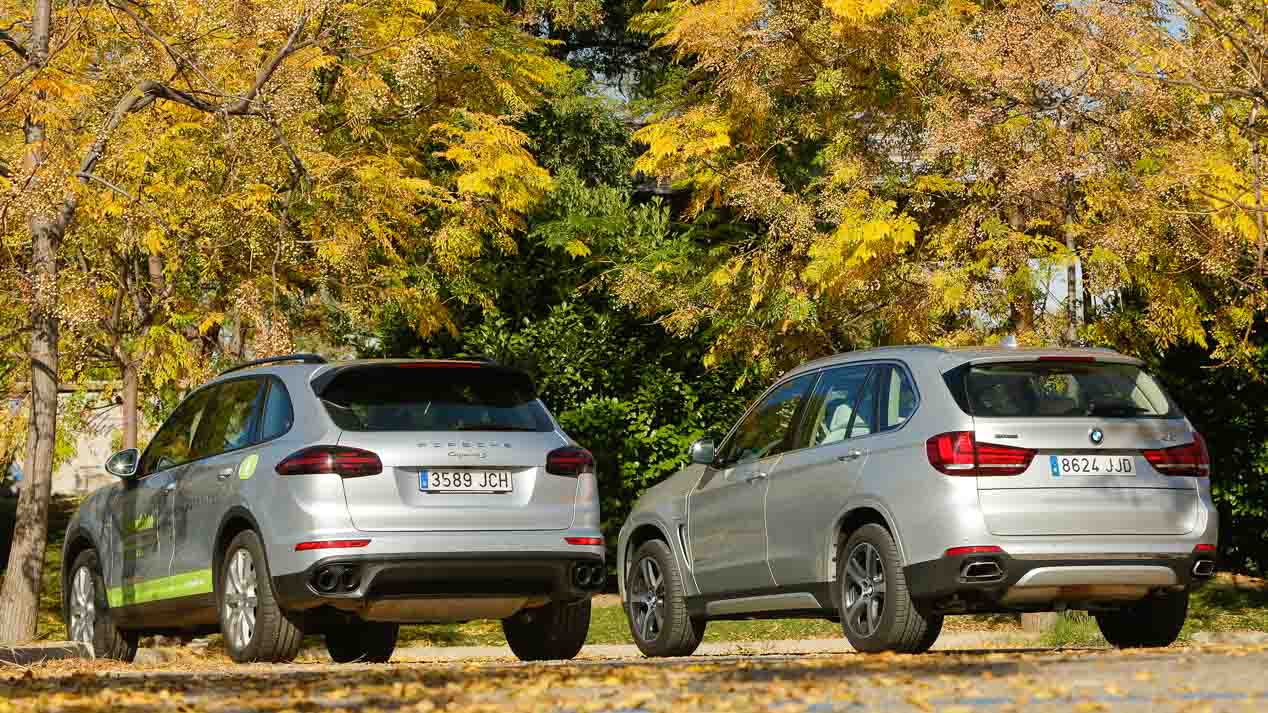 Porsche Cayenne híbrido vs BMW X5 híbrido