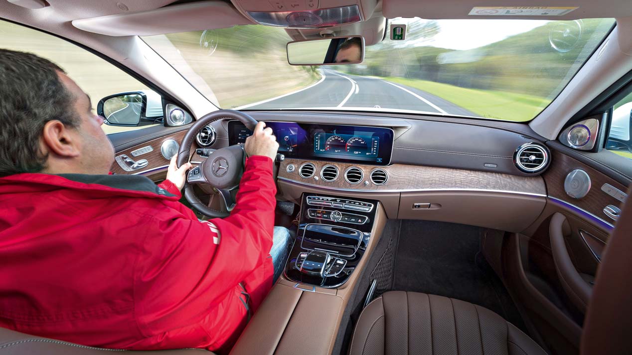 Interior del Mercedes Clase E