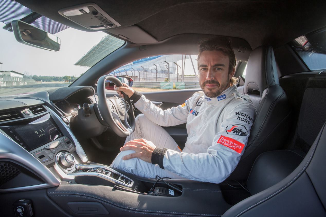 Honda NSX y Fernando Alonso