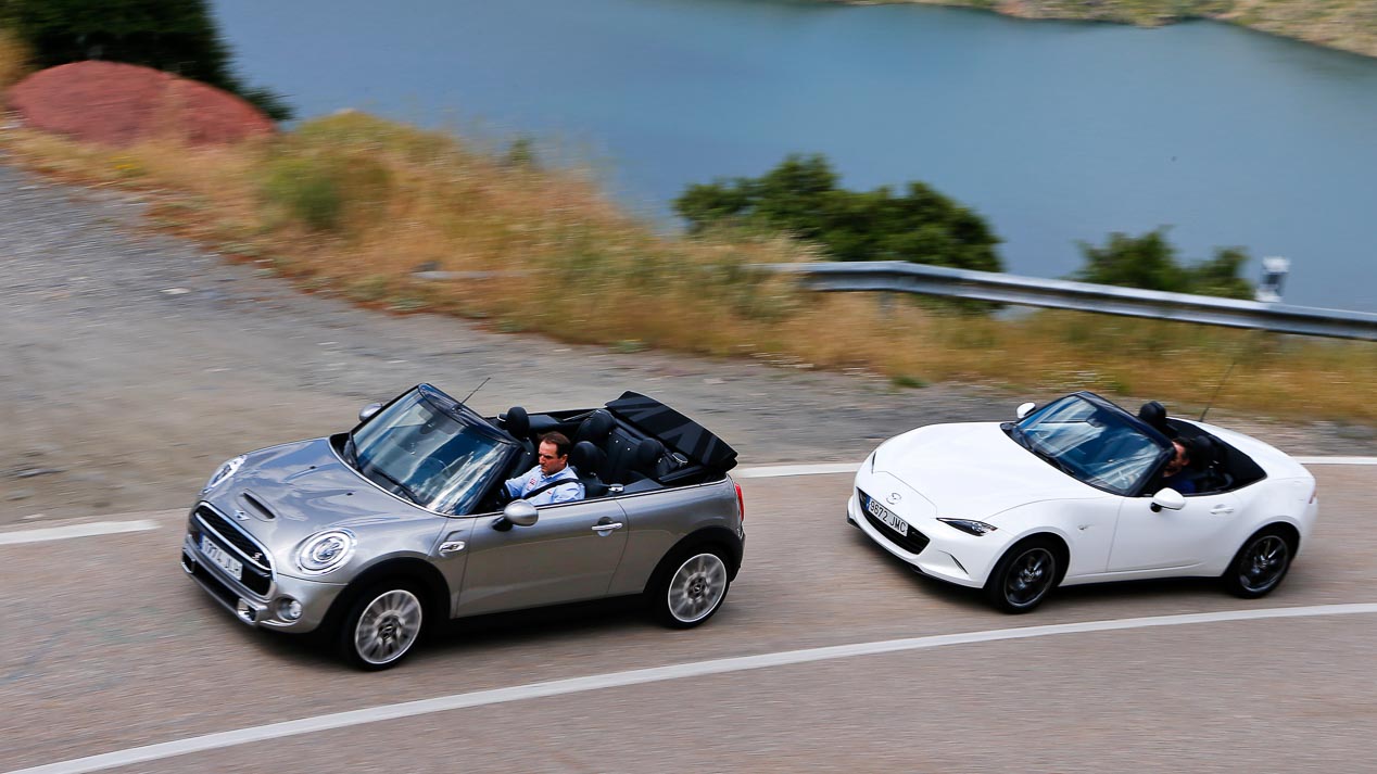 Mazda MX-5 y Mini Cabrio