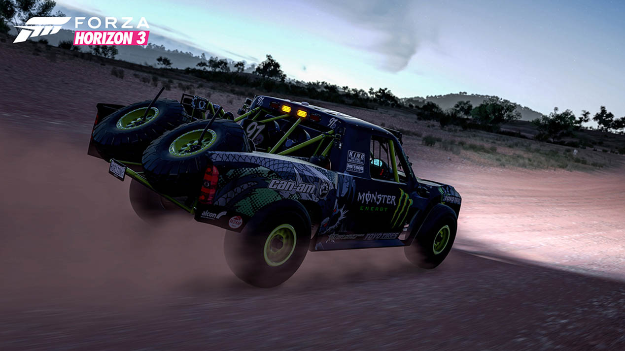 Trophy Truck Monster Energy del piloto BJ Baldwin