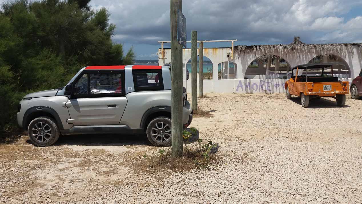 Con Citroën por Formentera