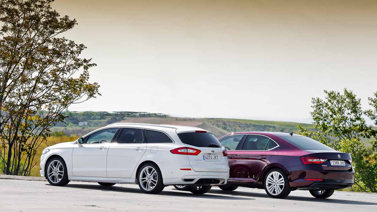 Ford Mondeo y Skoda Superb