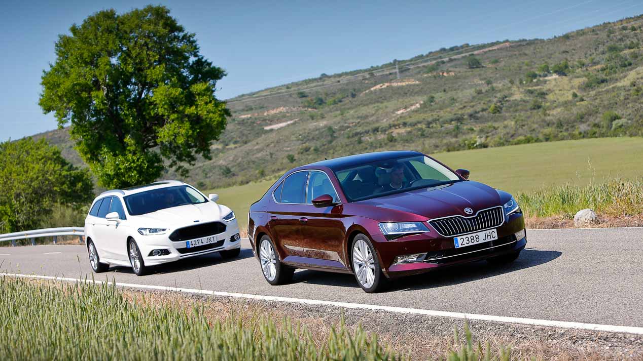 Skoda Superb y Ford Mondeo