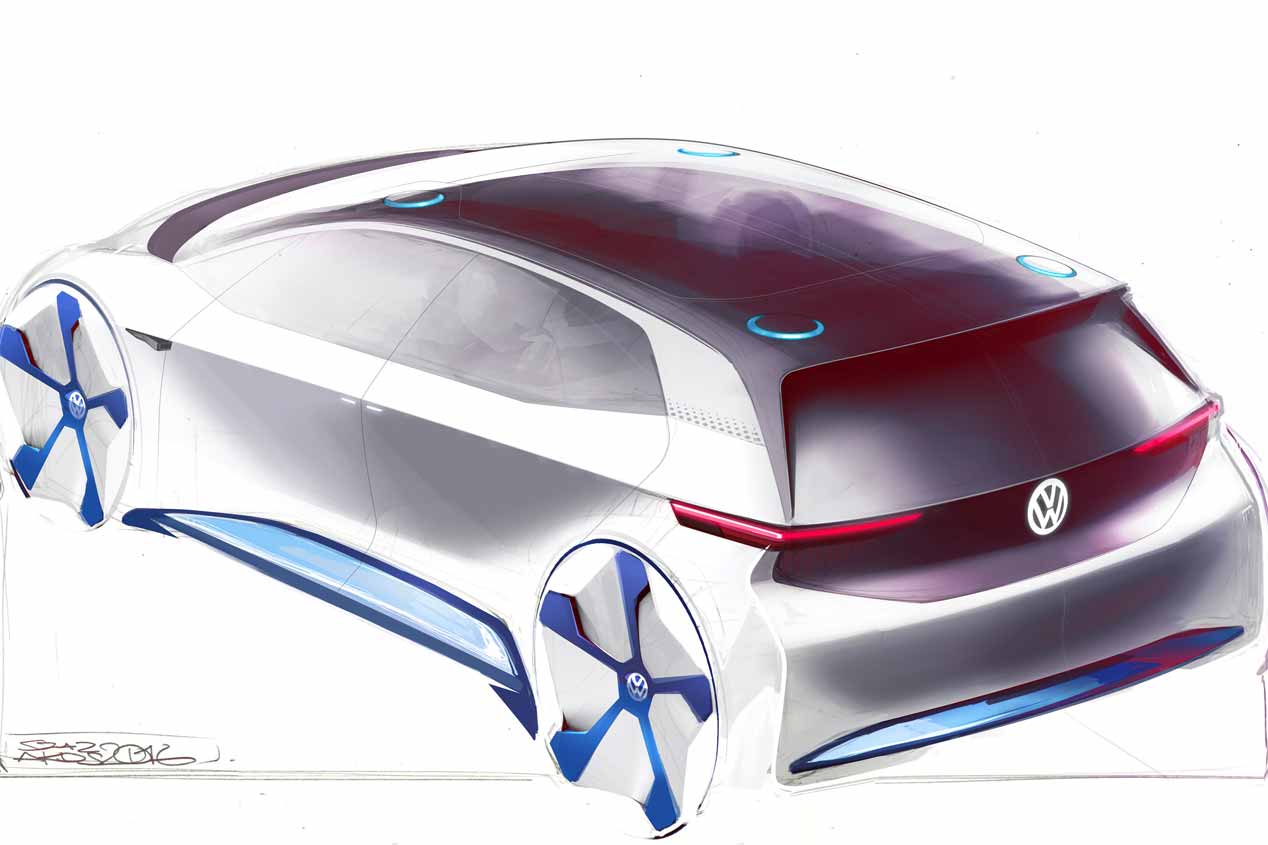 Un eléctrico como el VW I.D. se merece una imagen eléctrica y progresiva