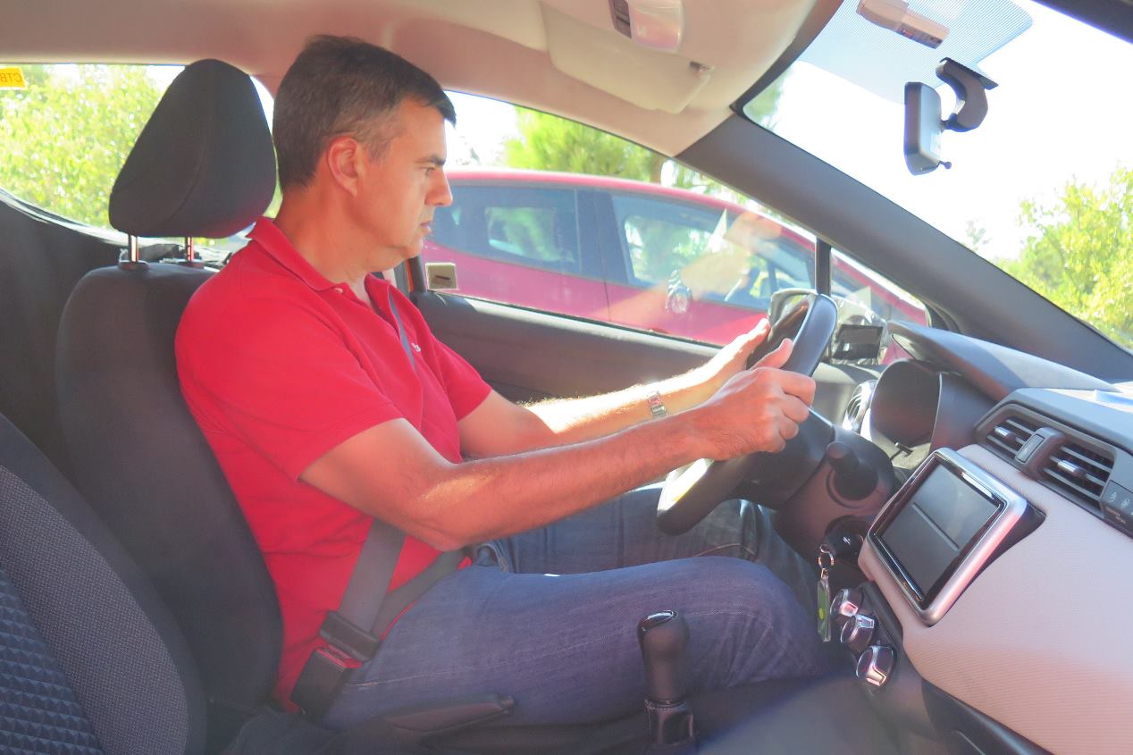 Al volante del Nissan Micra
