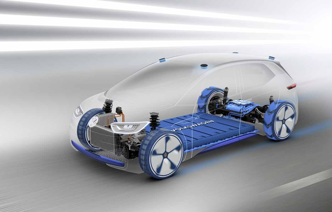 El concepto VW I.D. adelanta la arquitectura de los futuros coches eléctricos del grupo Volkswagen