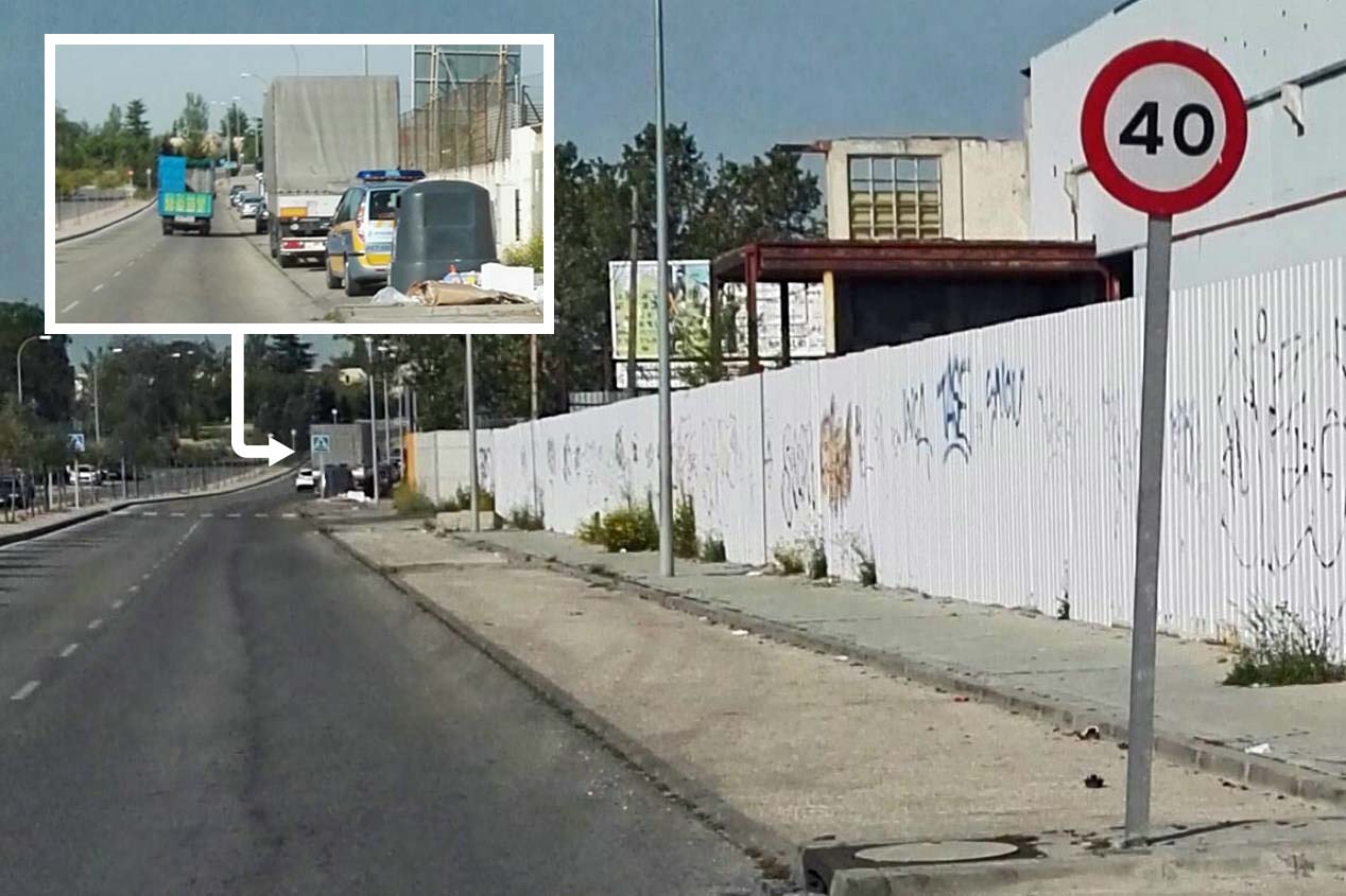 Radares ocultos en ciudad
