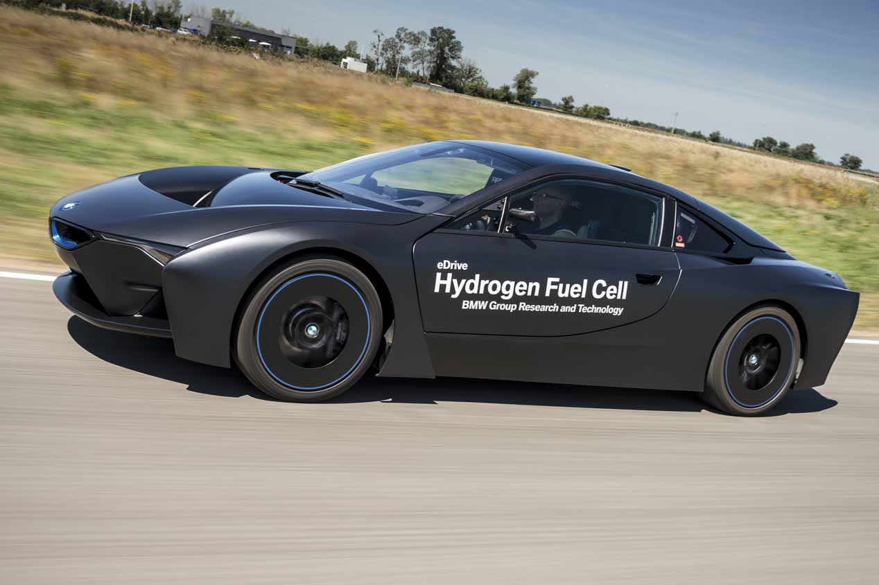 Prototipo avanzado BMW eDrive de pila de combustible con la base BMW i8