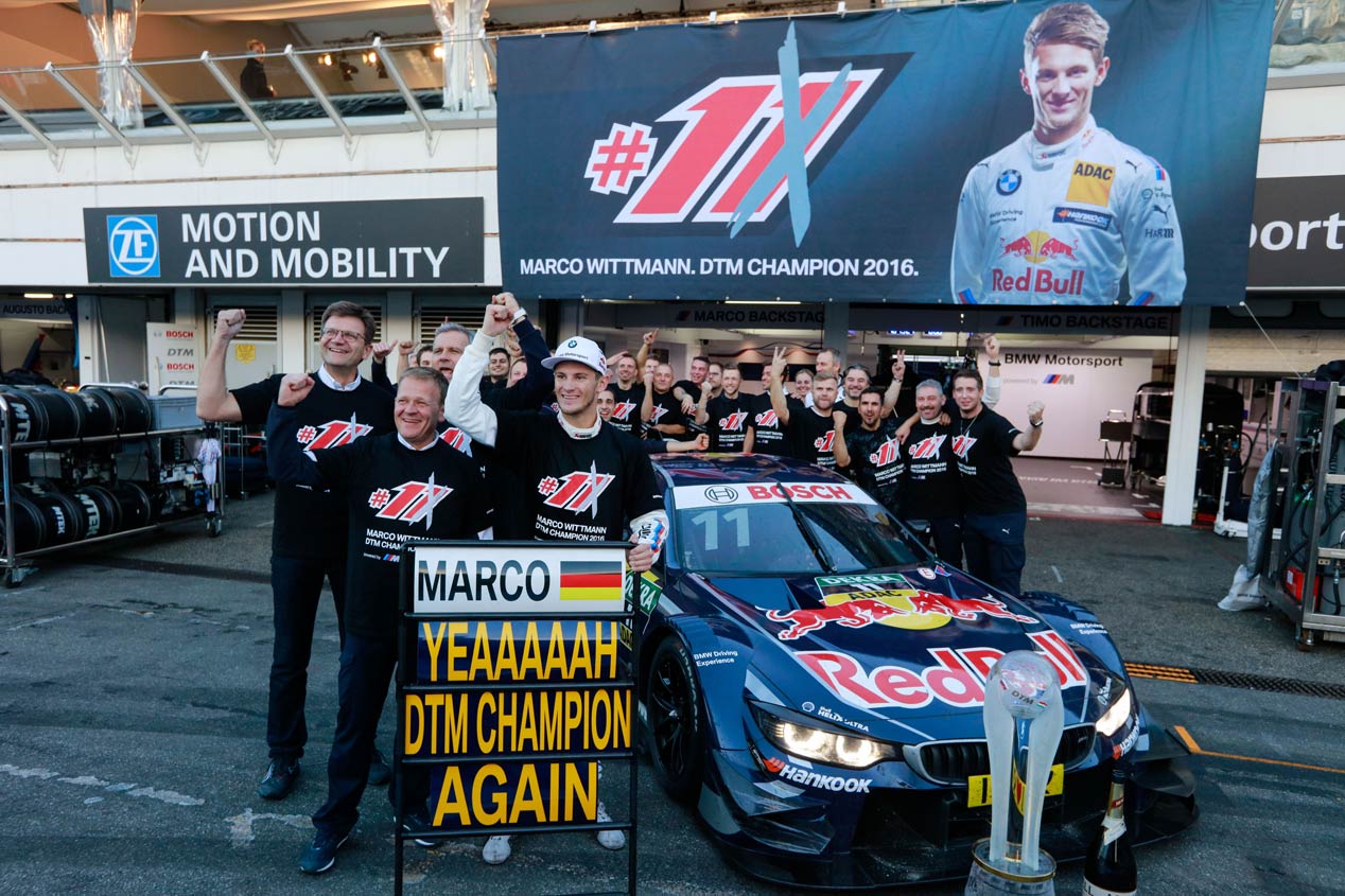 Marco Wittmann, campeón del DTM 2016