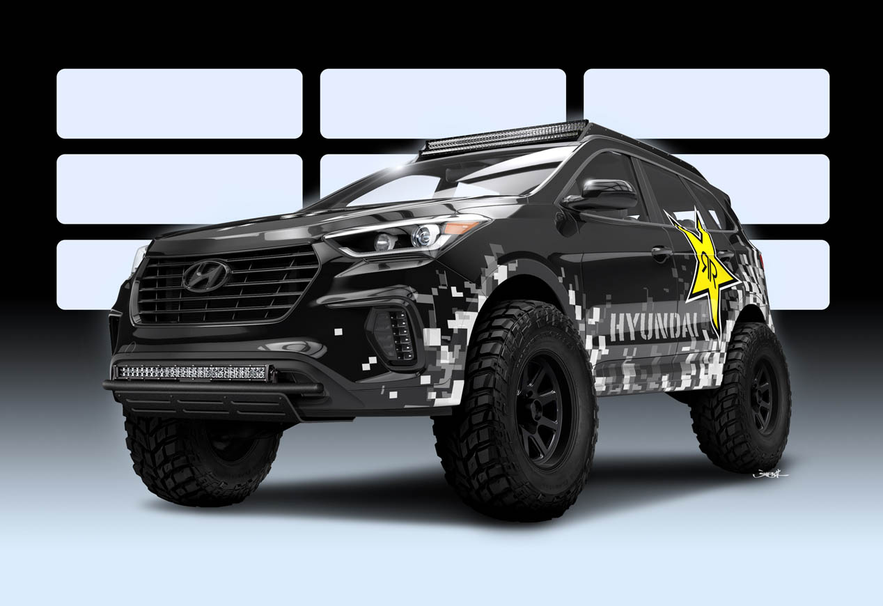 Hyundai Santa Fe Rockstar Performance Garage 