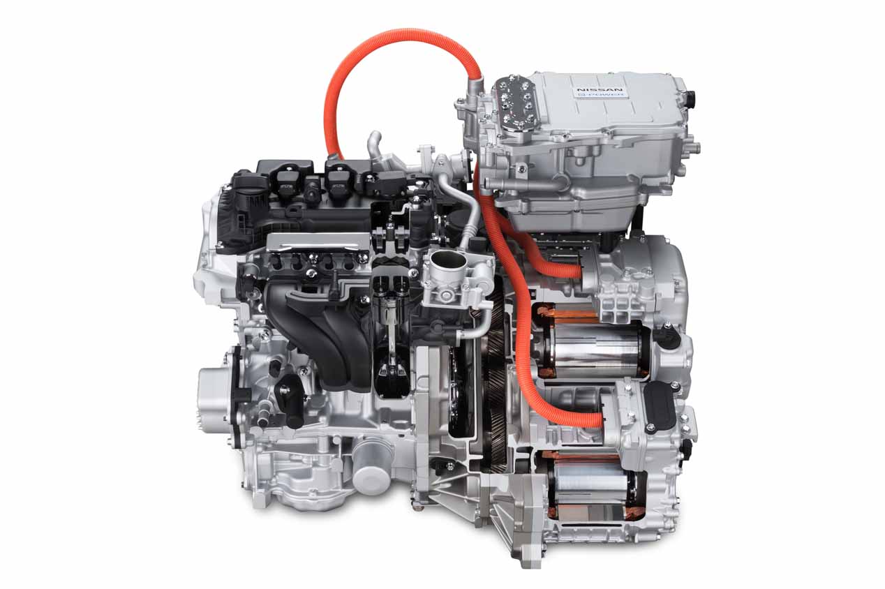 Movimiento eléctrico, el motor de 3 cilindros de gasolina, solo para recargar