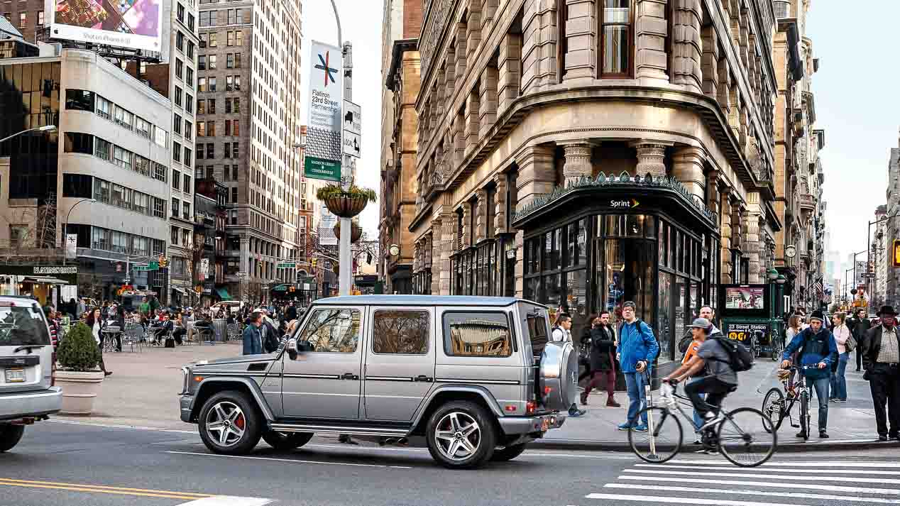Mercedes G en Nueva York