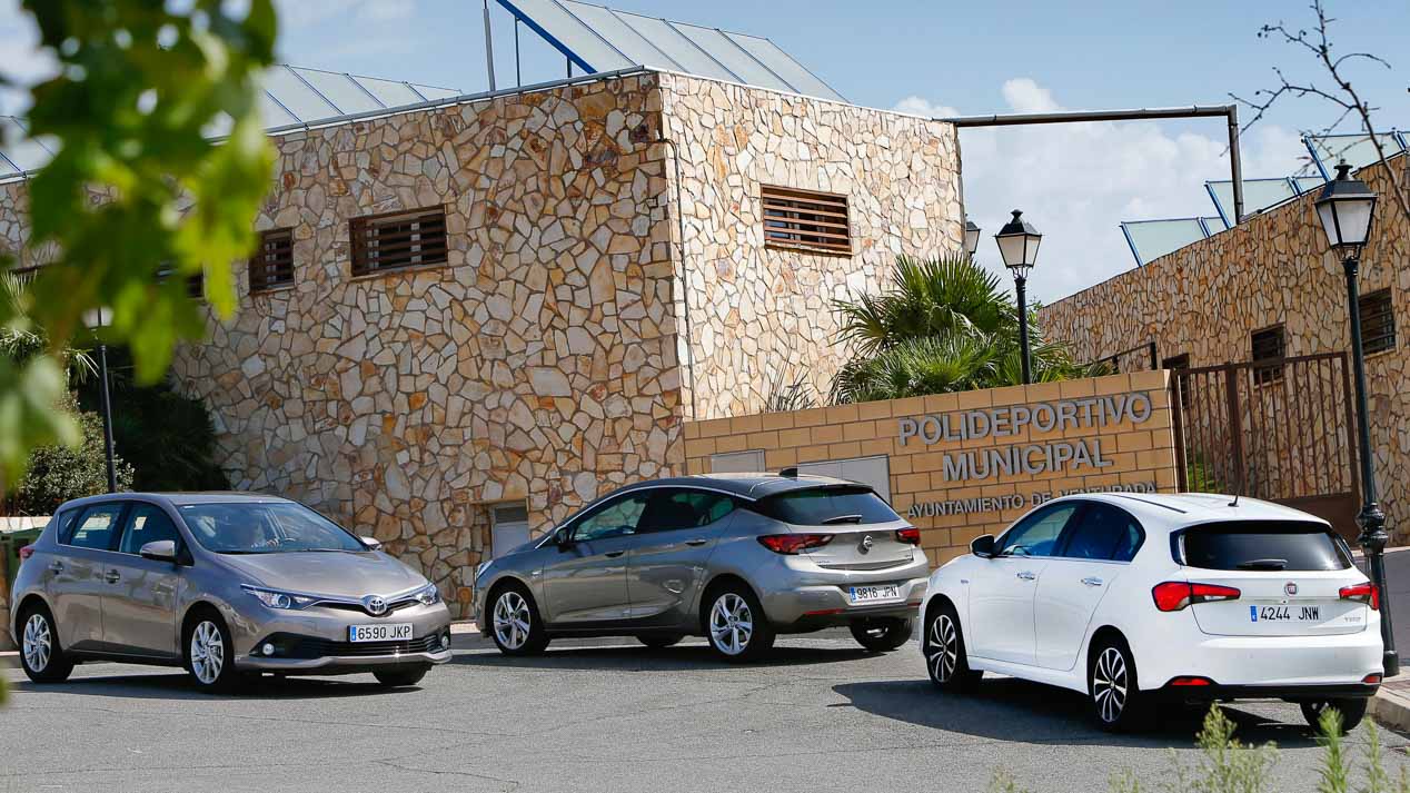Comparativa Fiat Tipo, Opel Astra y Toyota Auris