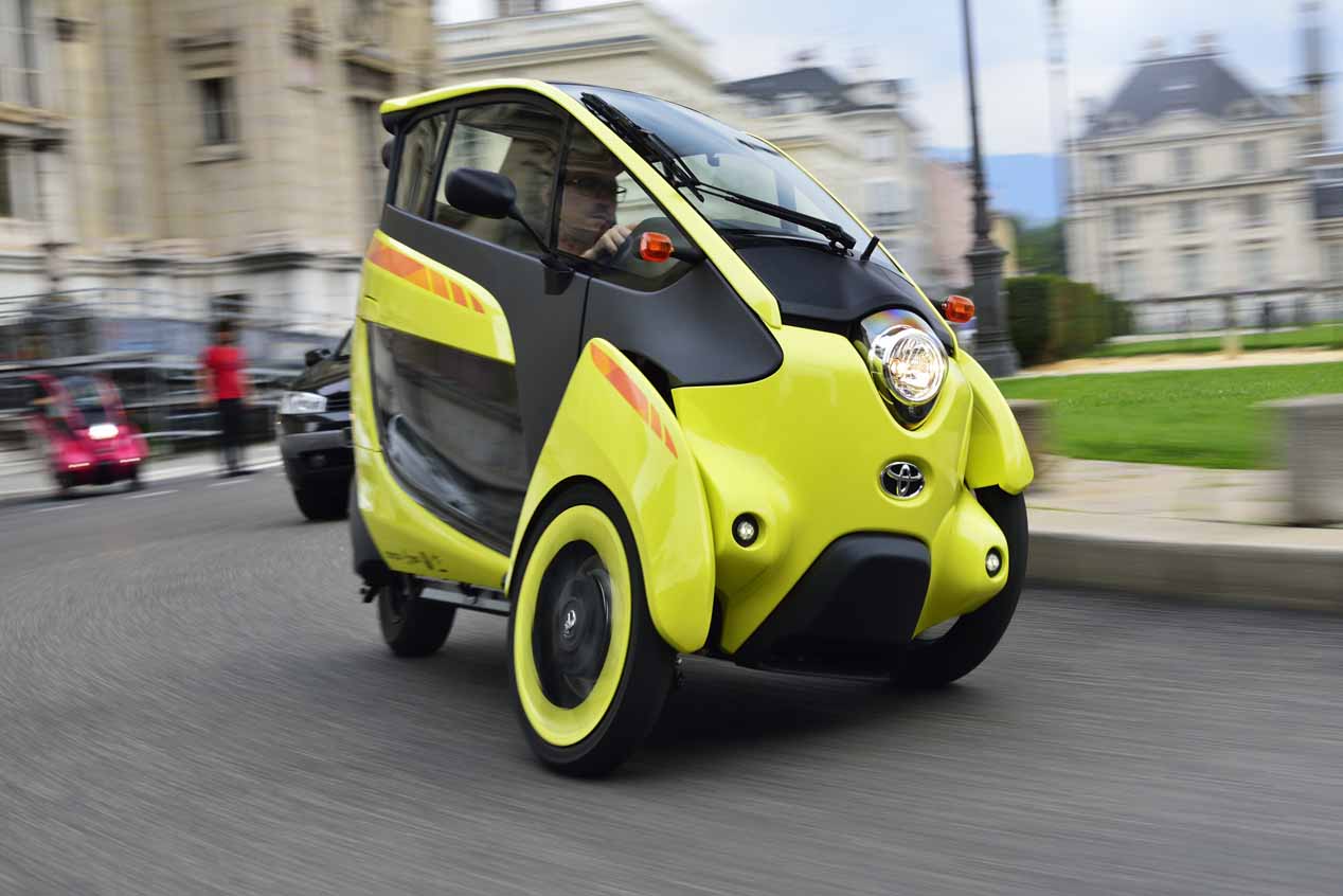 El Toyota i-Road, solución eléctrica para el transporte urbano individual