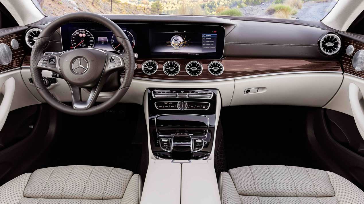 Interior del Mercedes Clase E Coupé