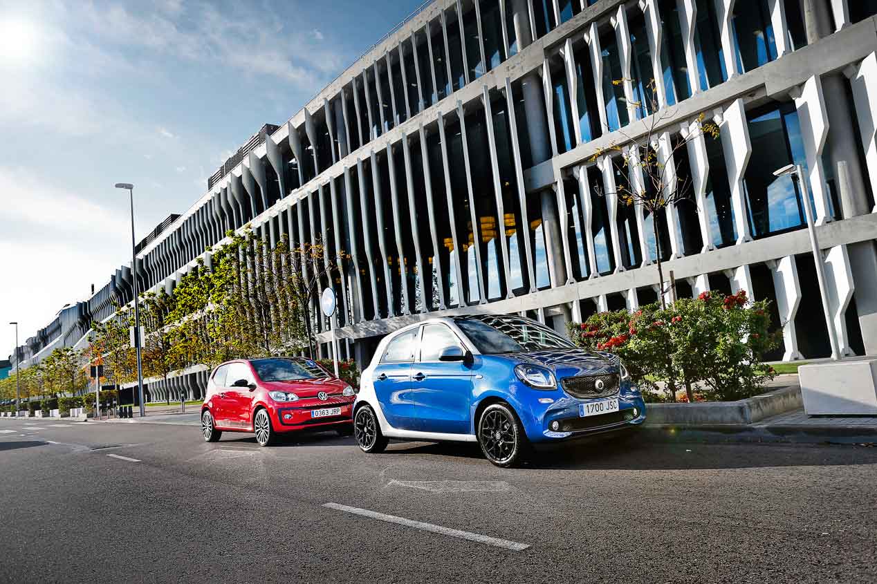 Smart Forfour 1.0 vs Volkswagen Up! 1.0