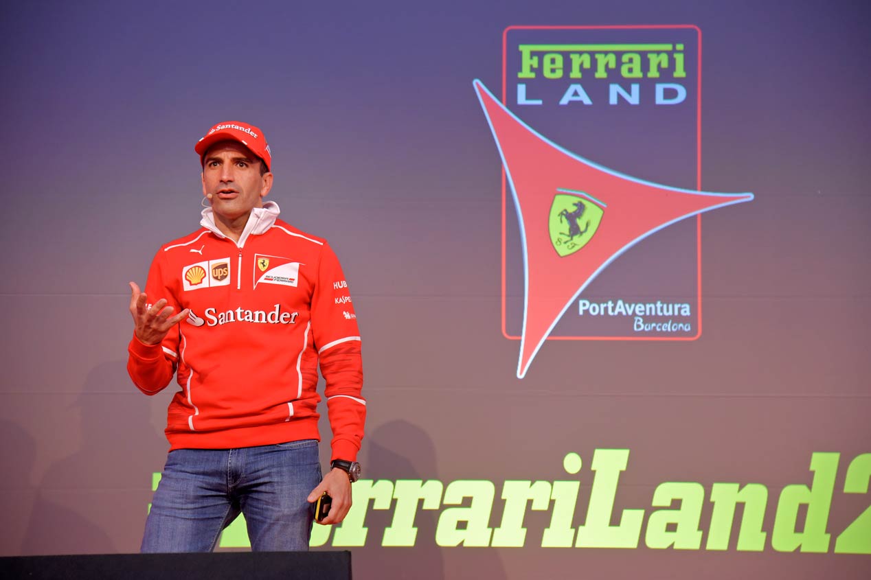 Marc Gené y Ferrari Land