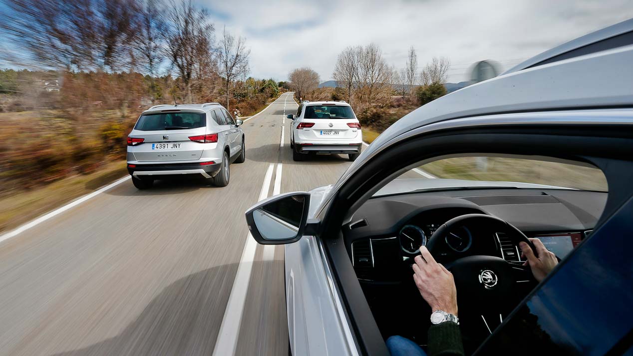 Seat Ateca, VW Tiguan y Skoda Kodiaq