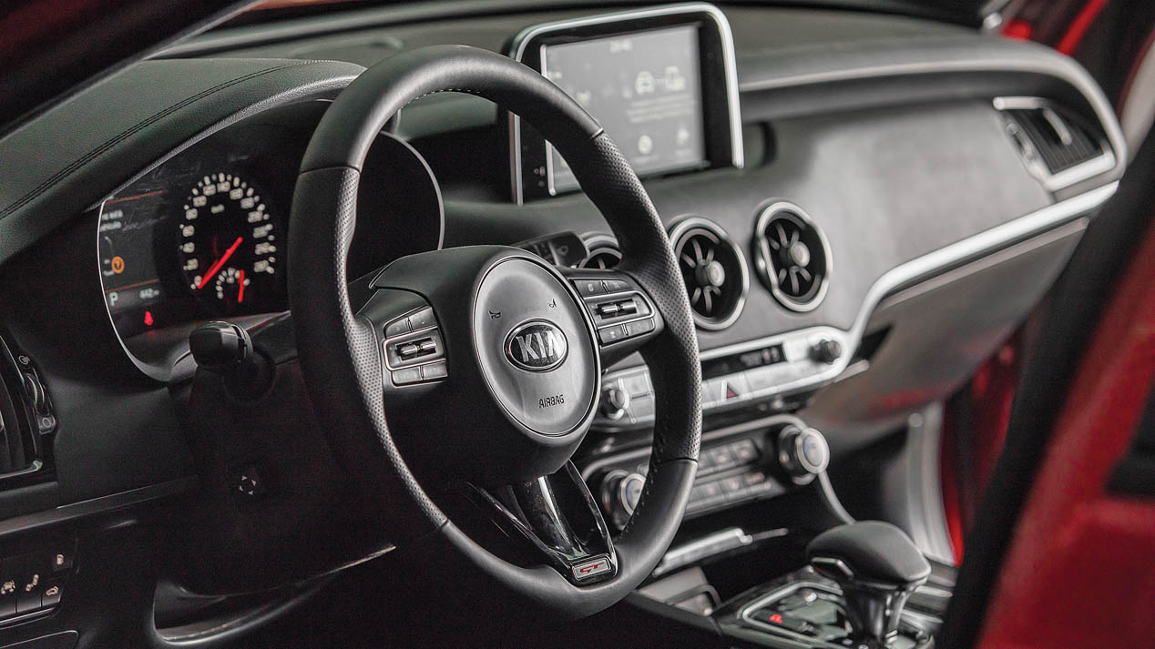 Interior del Kia Stinger
