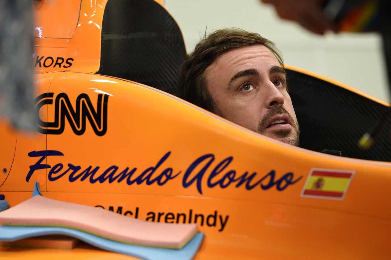 Fernando Alonso en Indinápolis