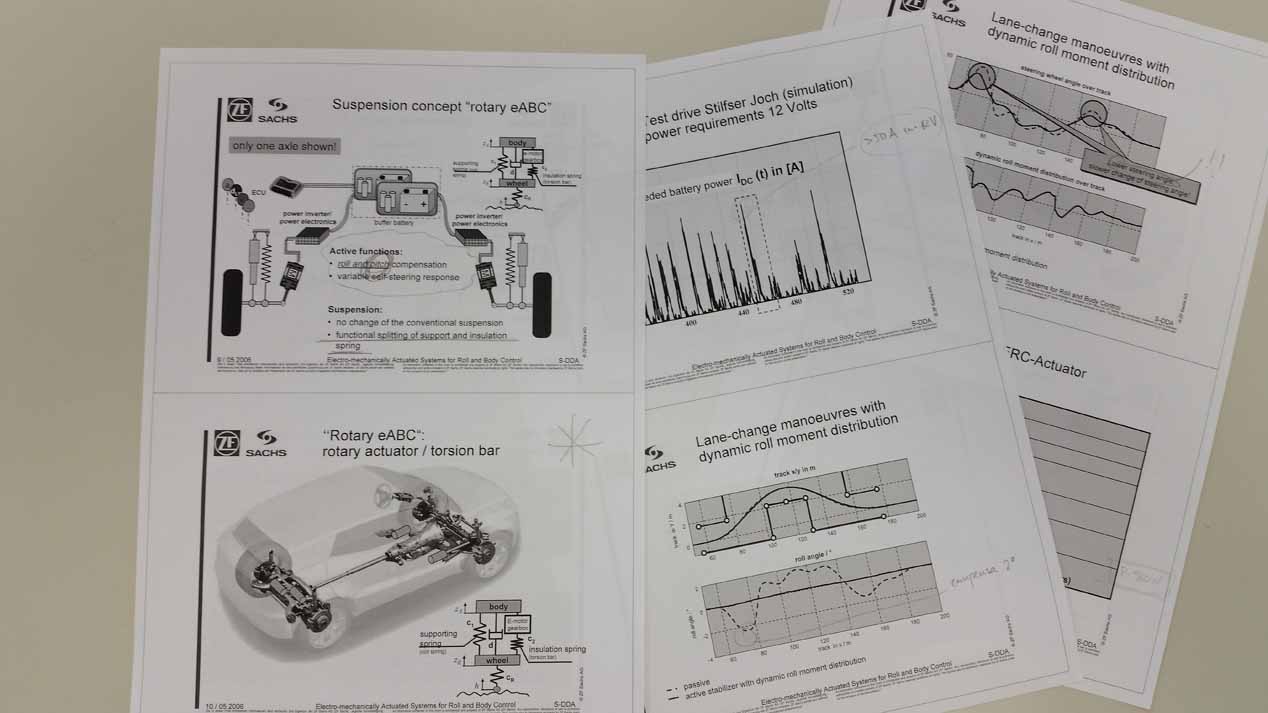 En 2006 ya se trabajaba con motores eléctricos para controlar la posición de la carrocería por software