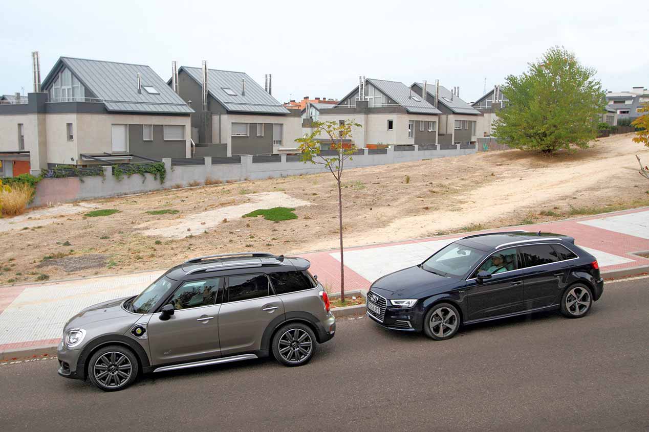 Mini Countryman vs Audi A3 híbridos enchufables