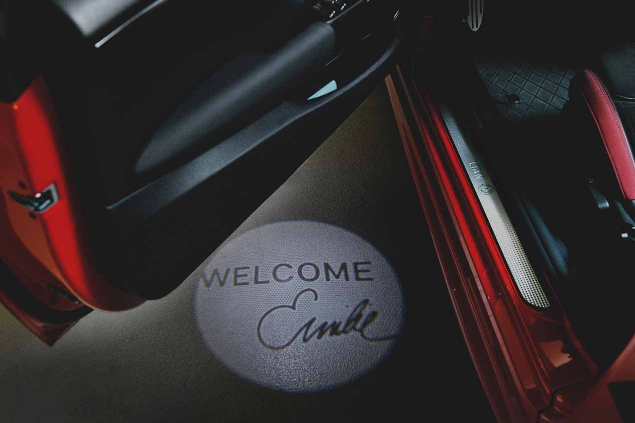 Proyección de imágenes personalizadas con los accesorios de Mini