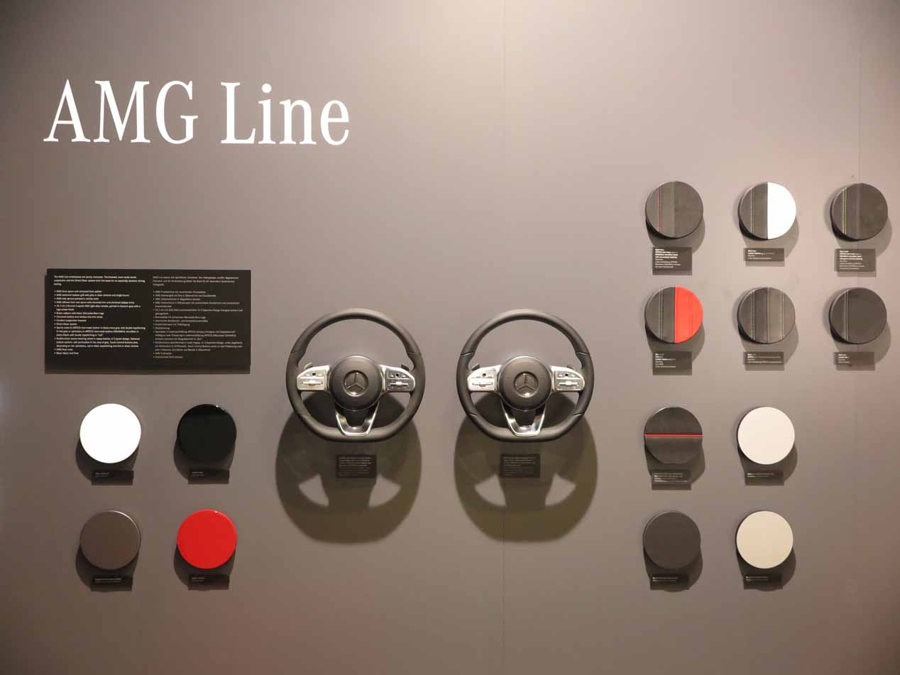 AMG Line acompañará a la línea media -la básica en España - denominada Progressive