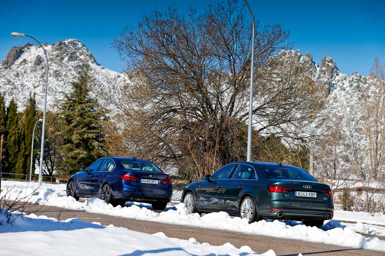 Audi A4 y BMW Serie 3