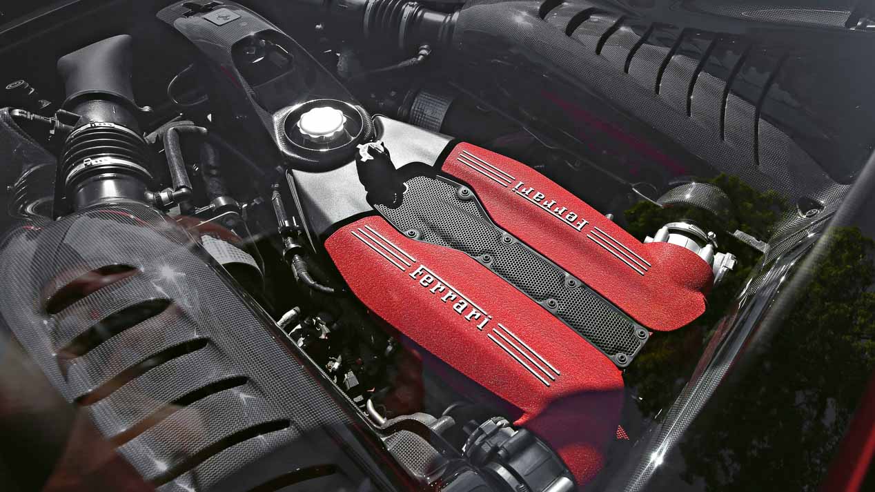 Motor V8 Ferrari 488 Pista