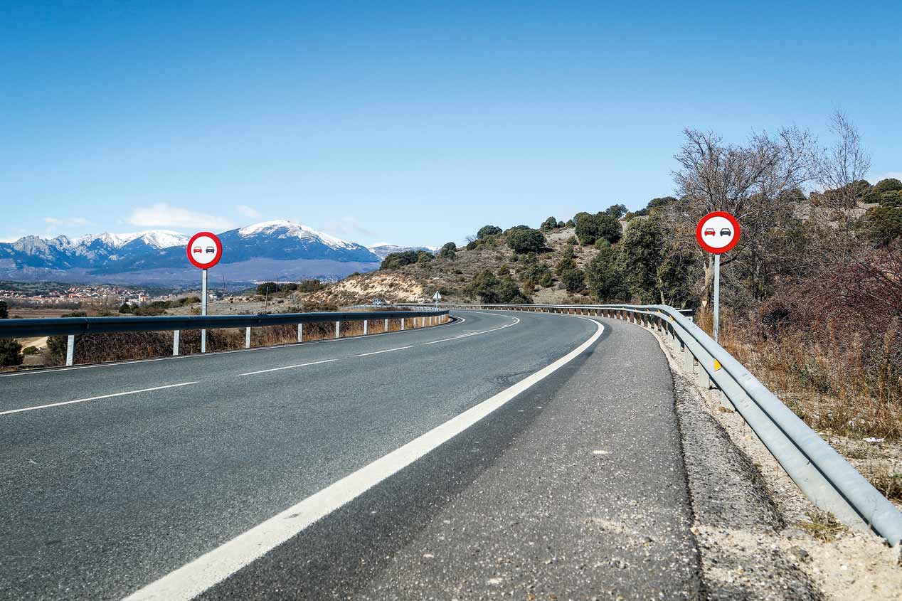 Arcenes en carreteras secundarias