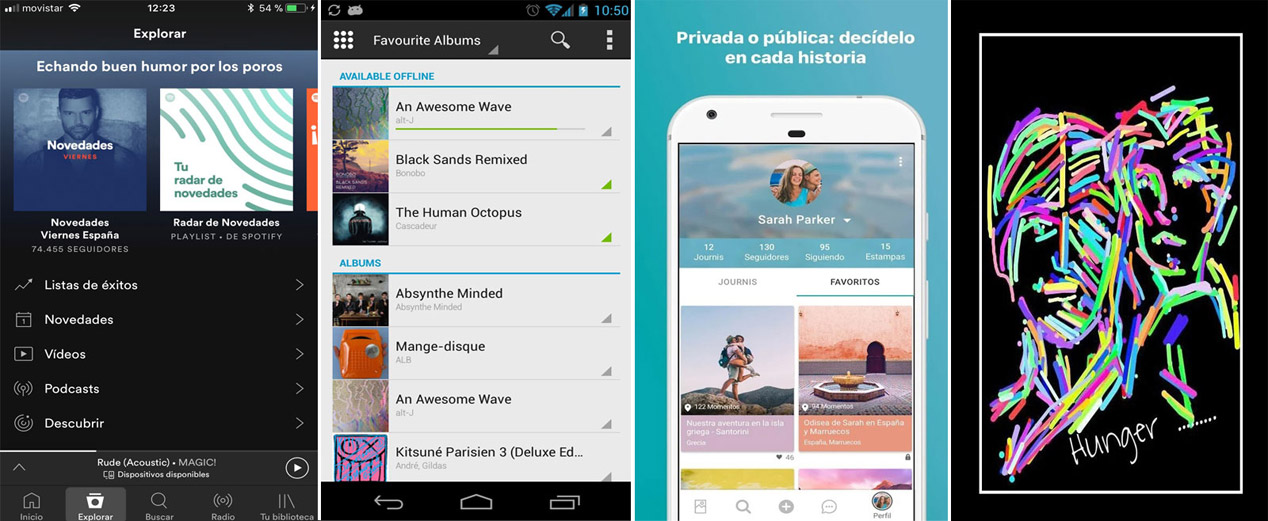 Apps: música y entretenimiento