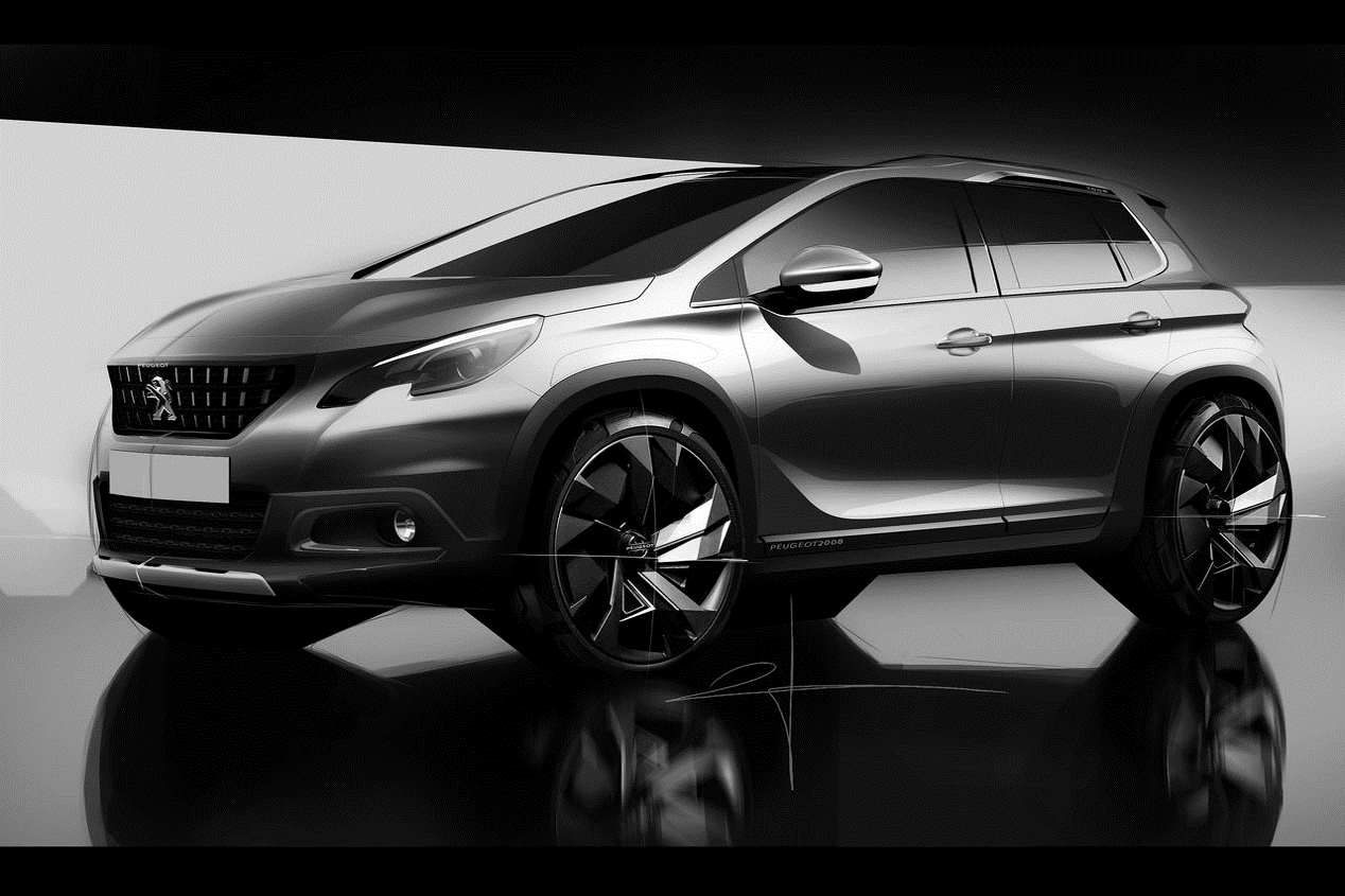 Peugeot 2008: boceto