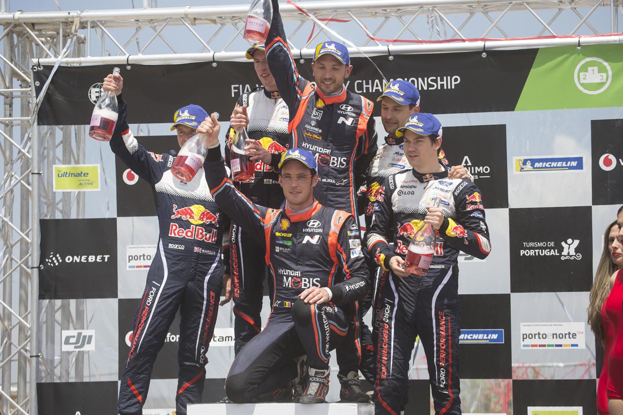Podium Rally de Portugal 2018